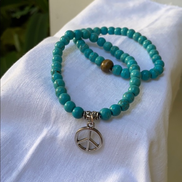 HANDMADE TURQUOISE BEADED BRACELETS - Picture 3 of 3